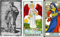 Major Arcana Tarot Temperance: pomen in kombinacija z drugimi kartami